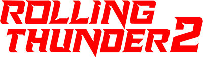 Rolling Thunder 2 logo for Sega Genesis